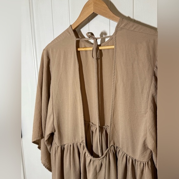 ASOS Elegant Tan Baby Doll Dress - Picture 7 of 7